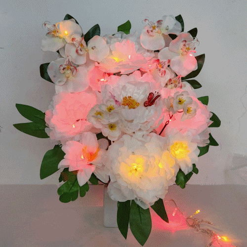 LED목단꽃(소)-색상4가지